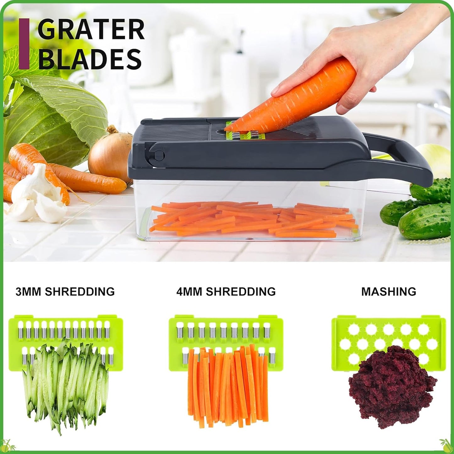 Multi-function Diced Pressed Vegetable Chopper - Chopzilo