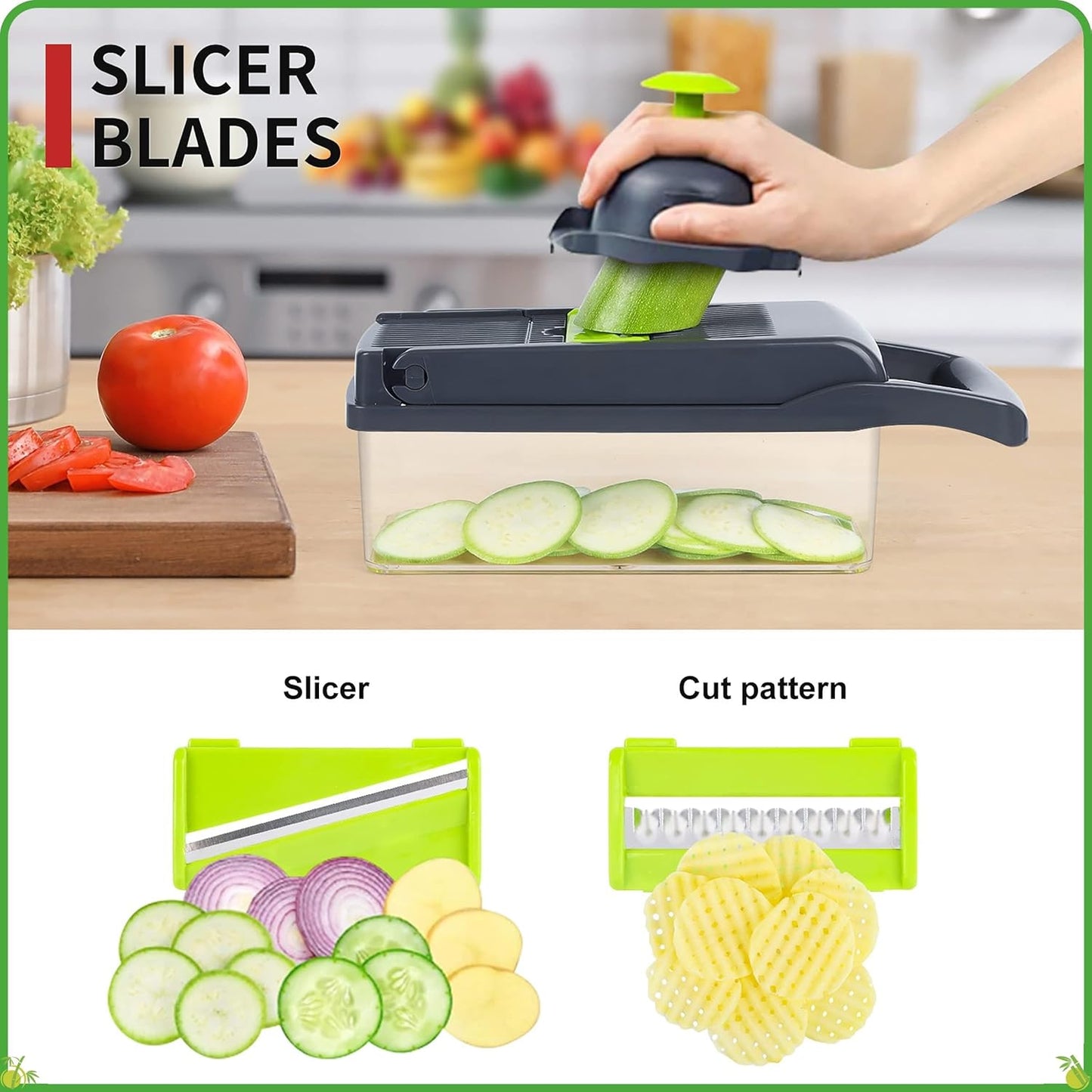 Multi-function Diced Pressed Vegetable Chopper - Chopzilo